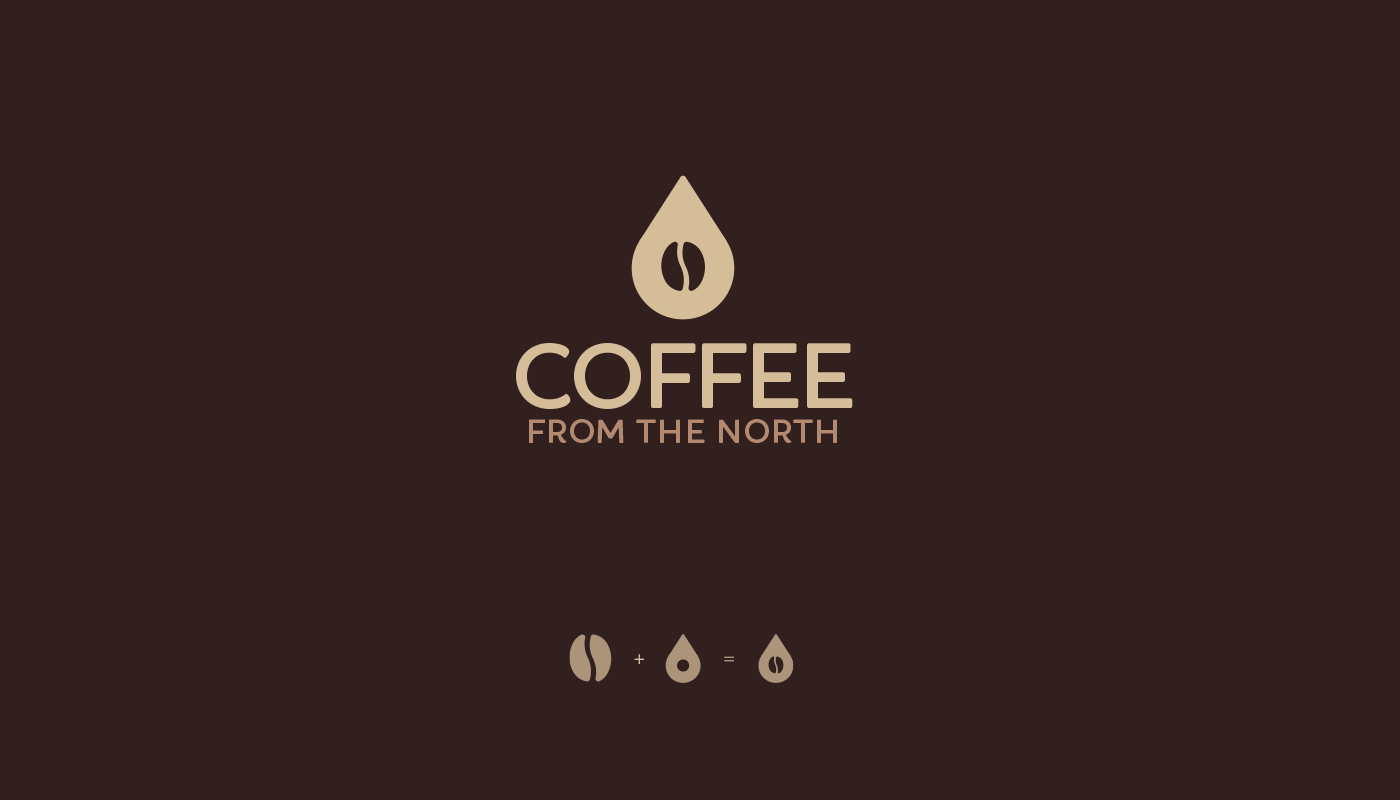 Coffee from the North logo mockup